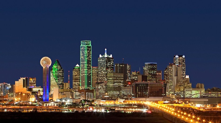 Dallas Skyline at Night-1