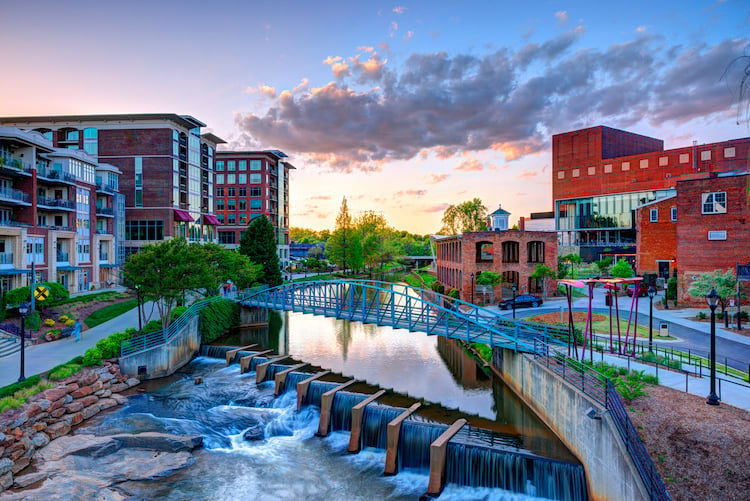 Greenville downtown