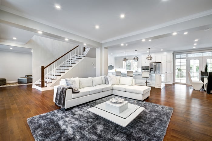 bright modern living room