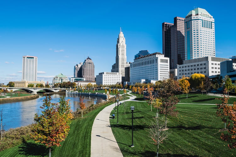 columbus ohio skyline