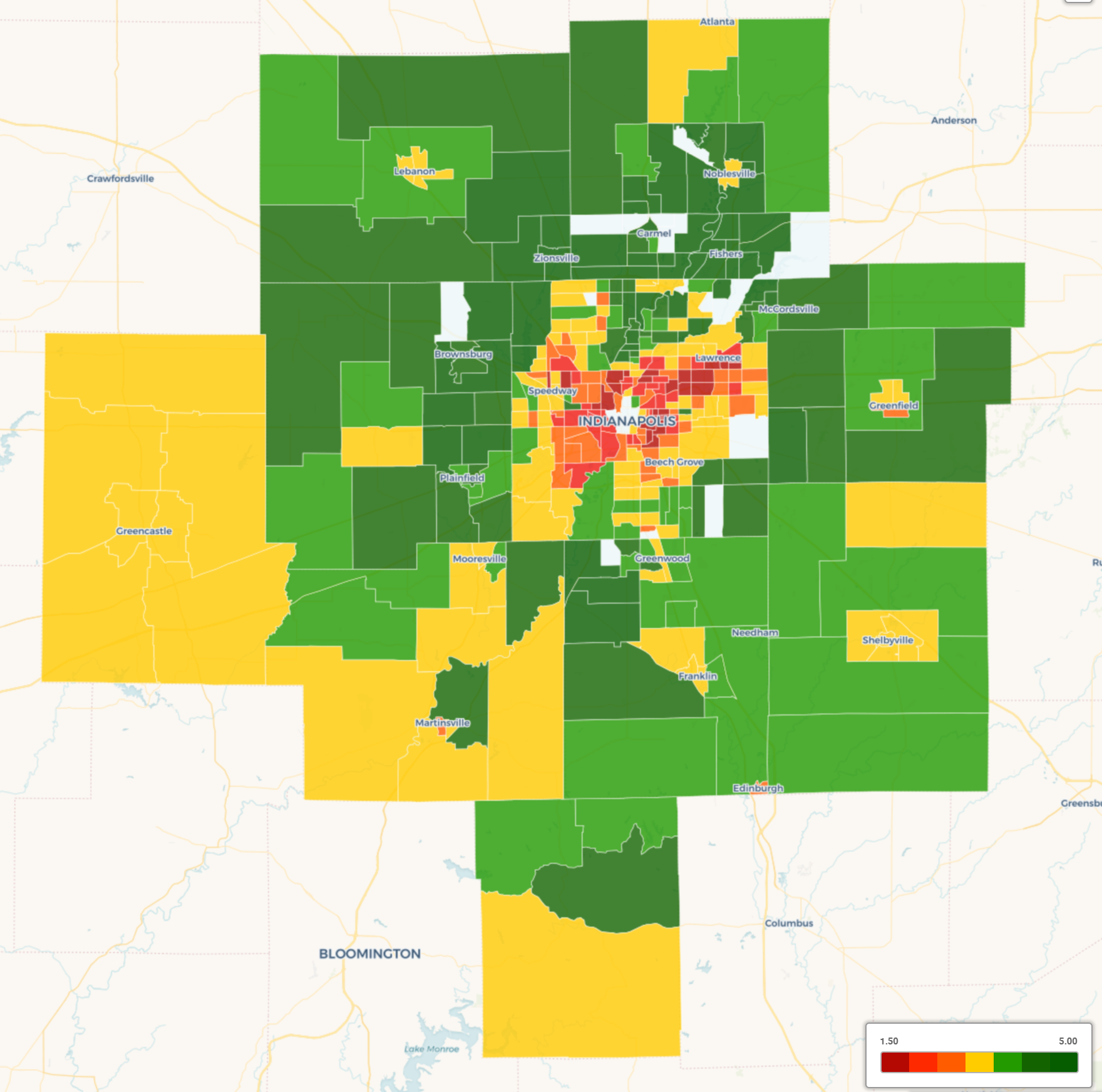 indy heatmap